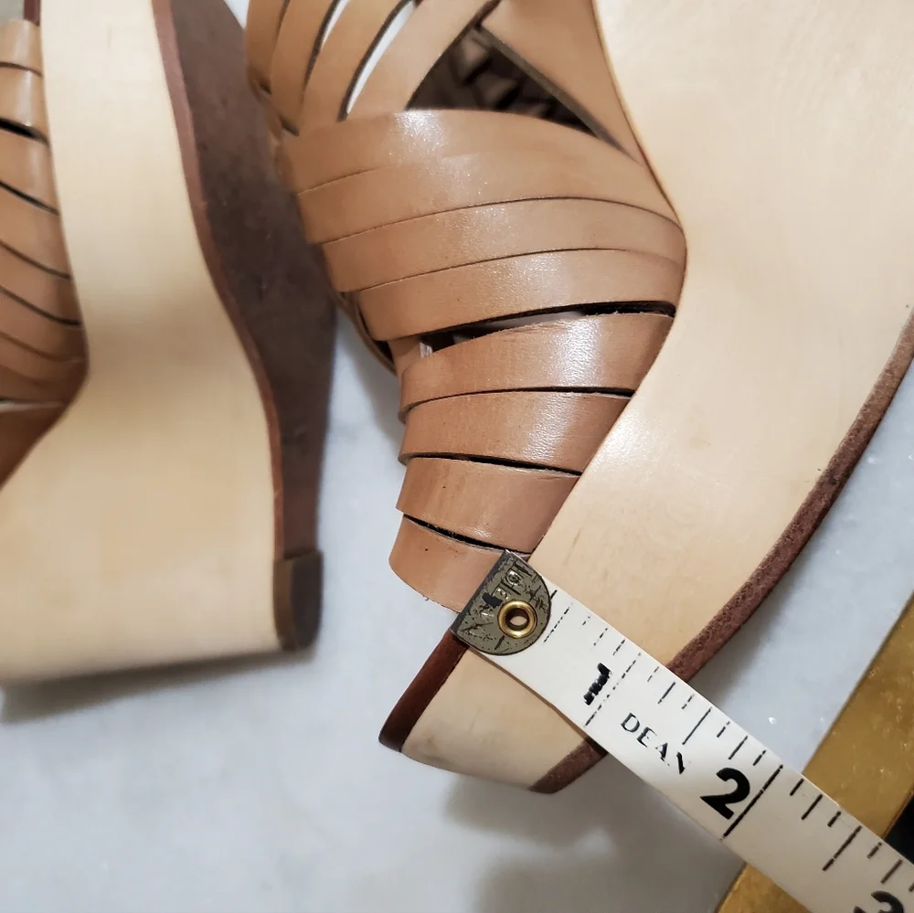 ASH Oman Leather Wood Platforms